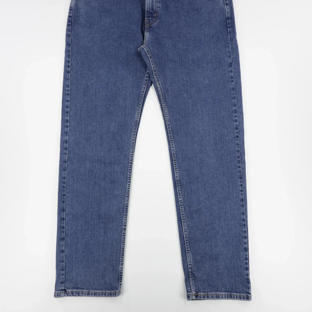 Levi's 505 Men's Regular Fit‎ Stretch Denim Straight Jeans Blue Size W36 L32